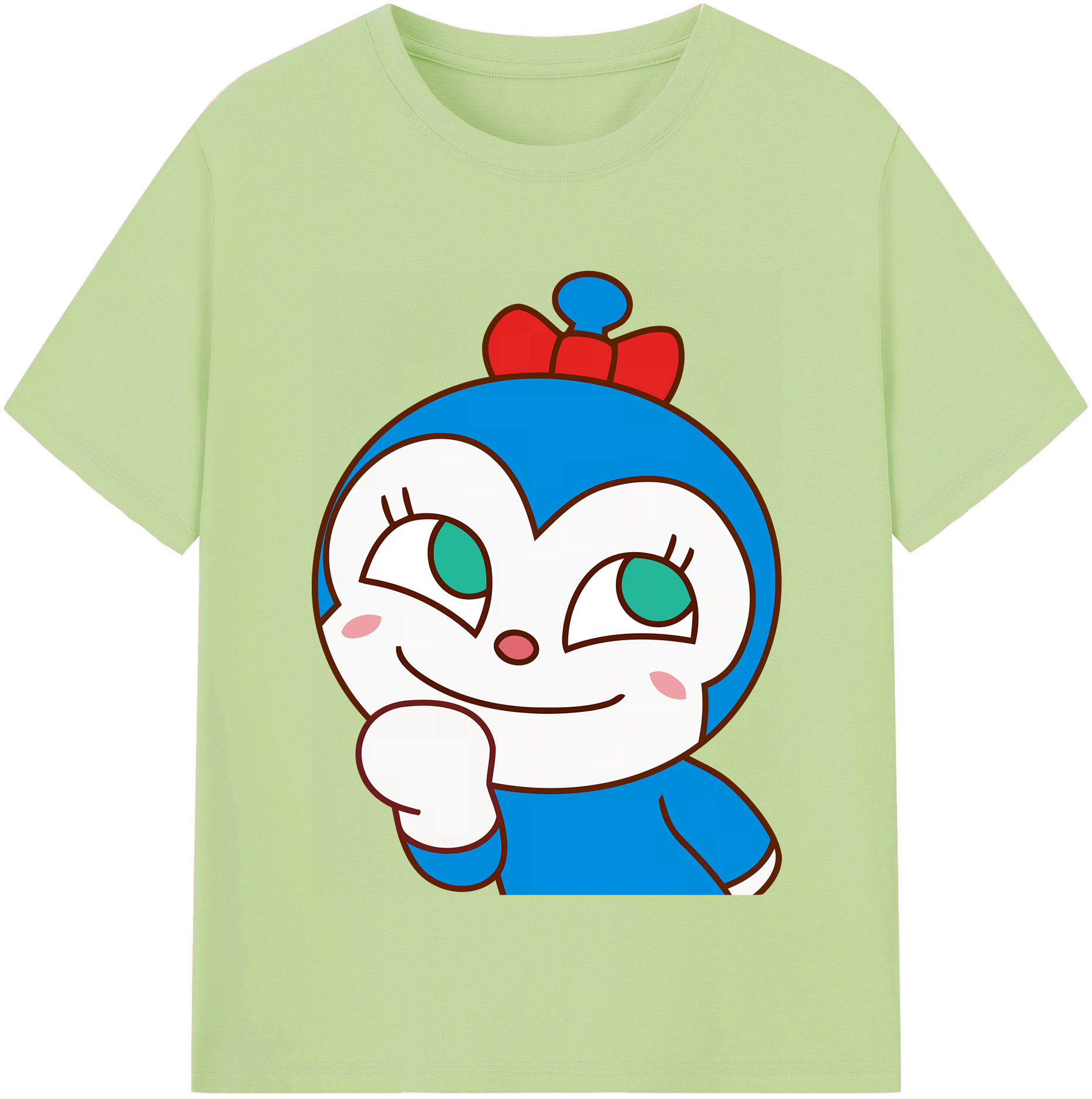 （画像用） アンパンマン Anpanman 綿100％半袖Tシャツ（フロントプリント）
